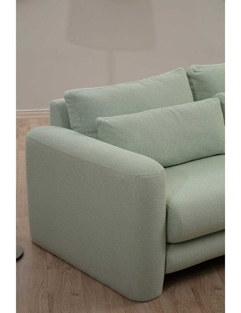 Sofá Chaise Longue Direito Lily Verde