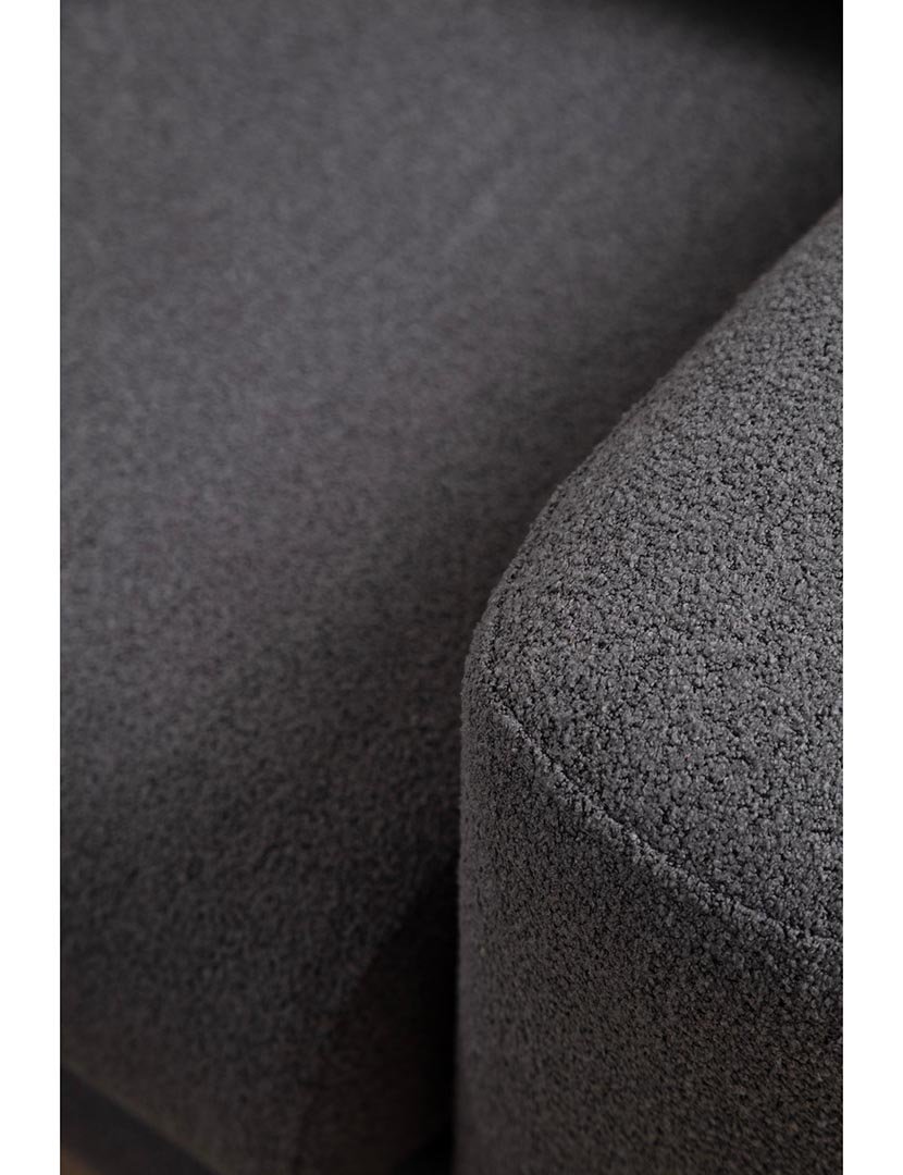 Sofá Chaise Longue Direito Lily Cinzento