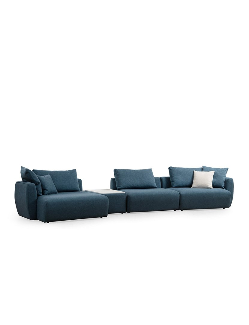 Sofá Canto Maya Azul