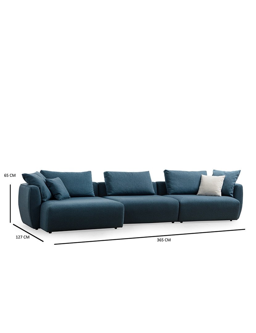 Sofá Canto Maya Azul
