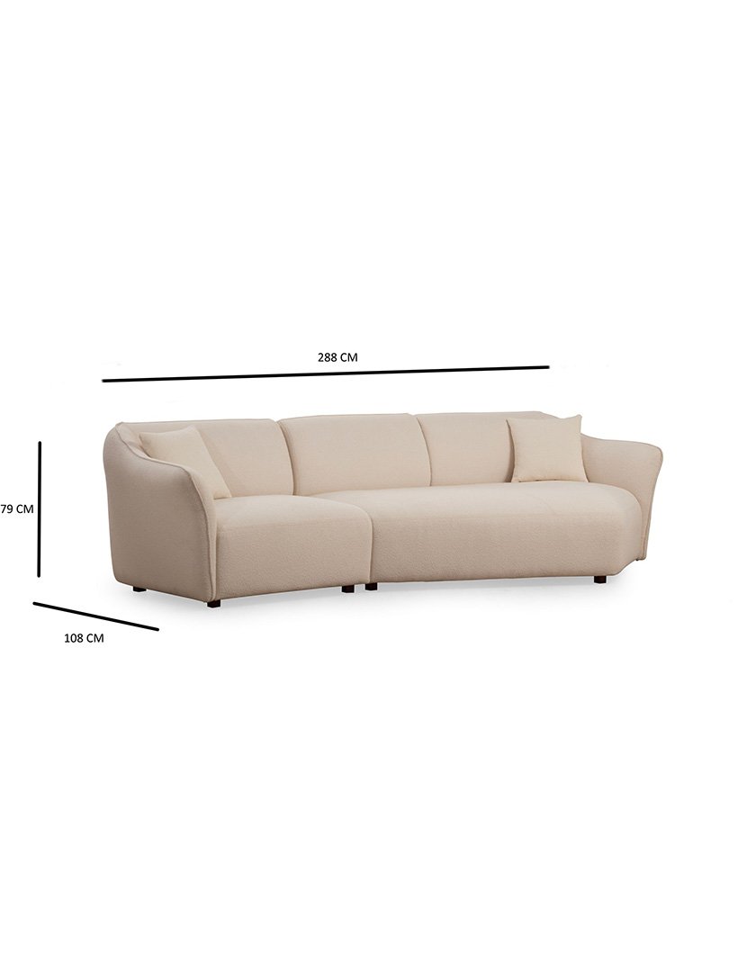 Mentis Cream Modular Sofa