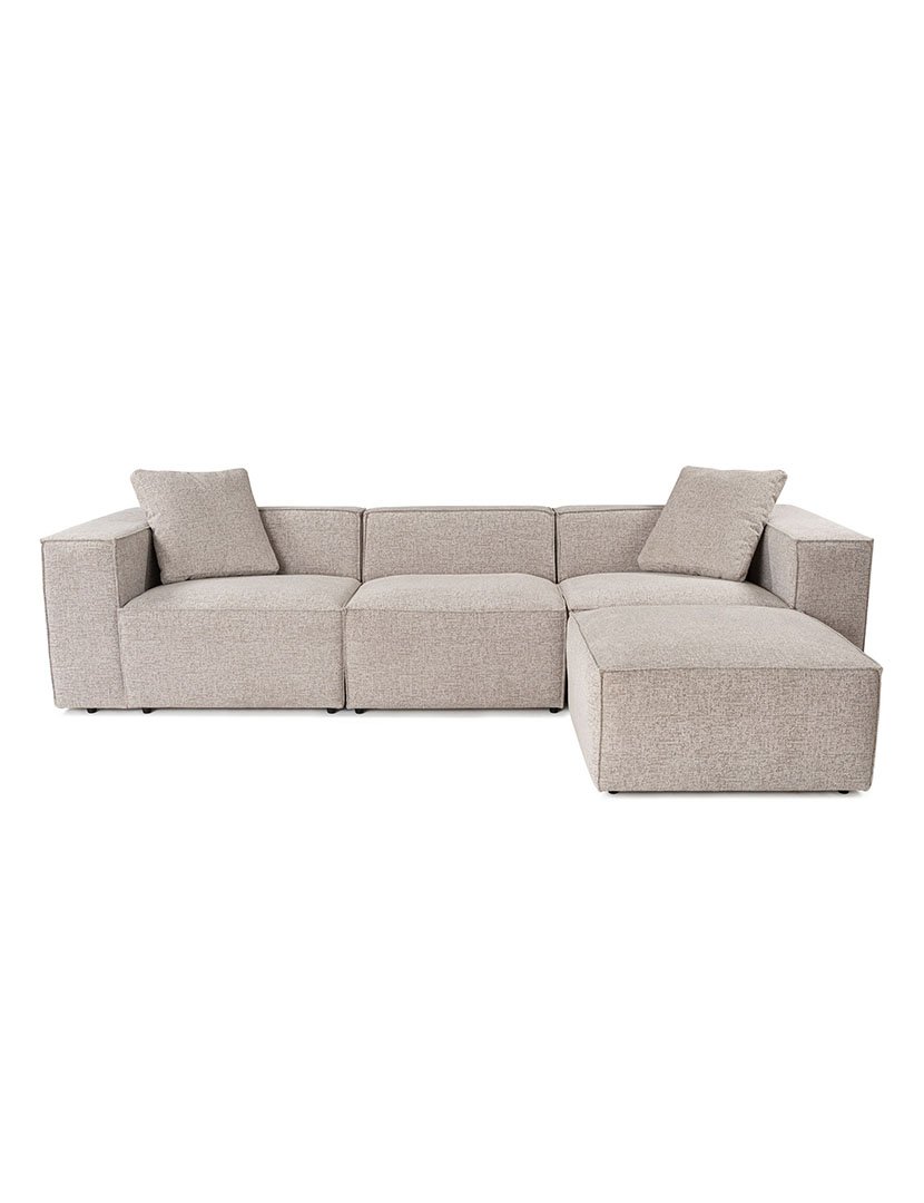 Sofá Modular Chaise Longue Lora Moca