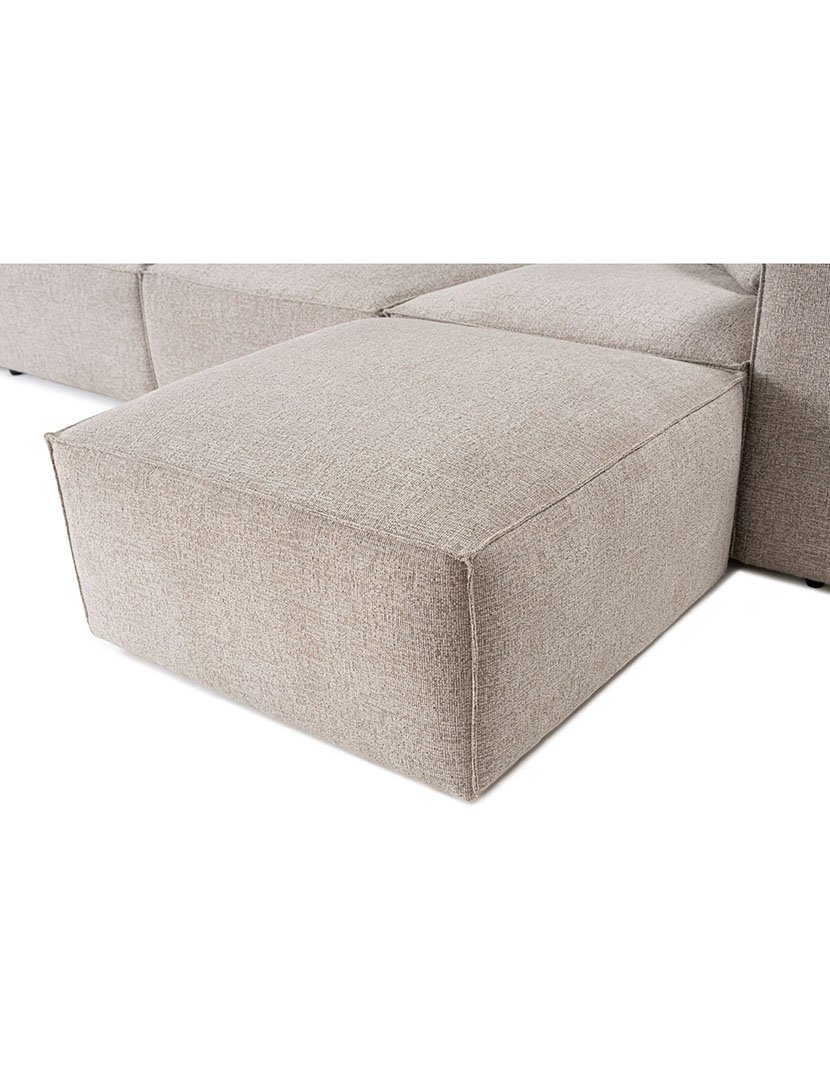 Sofá Modular Chaise Longue Lora Moca