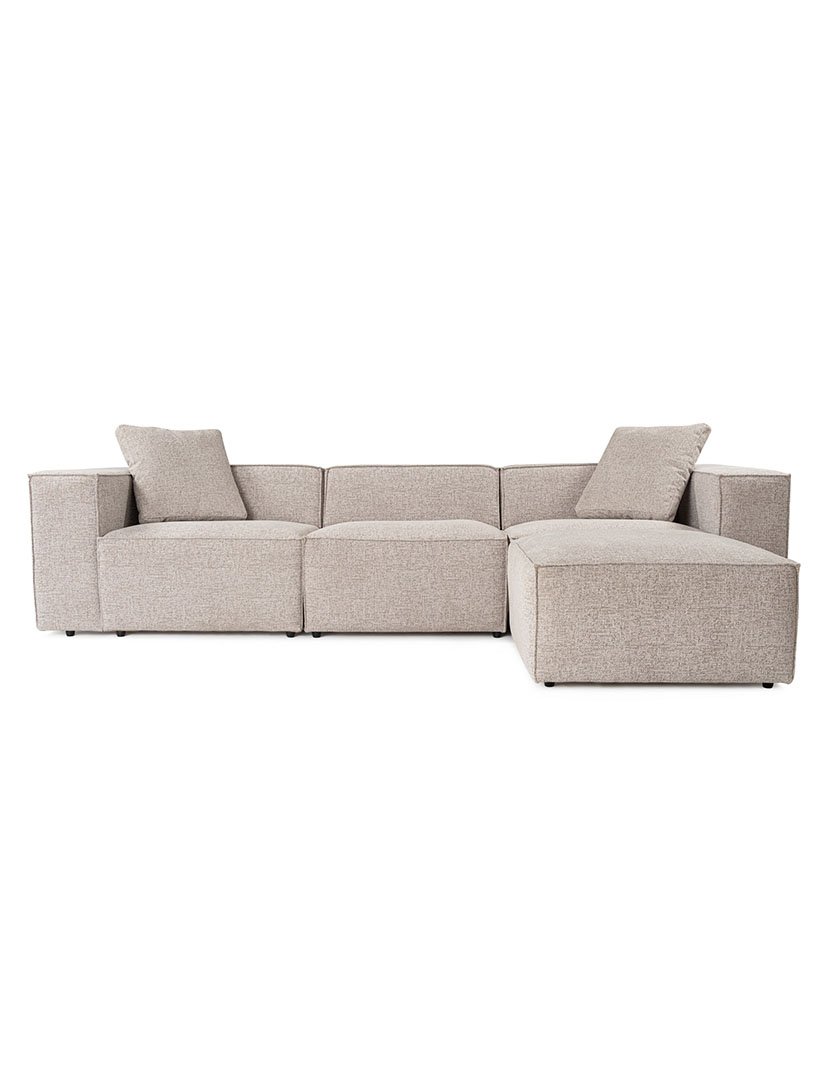 Sofá Modular Chaise Longue Lora Moca
