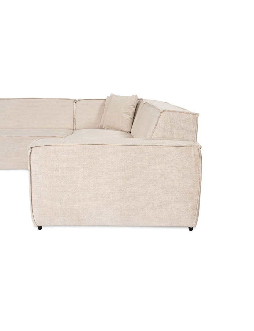 Beige Corner Modular Sofa Puzzle