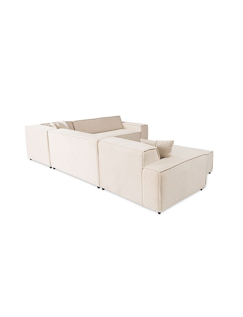 Beige Corner Modular Sofa Puzzle