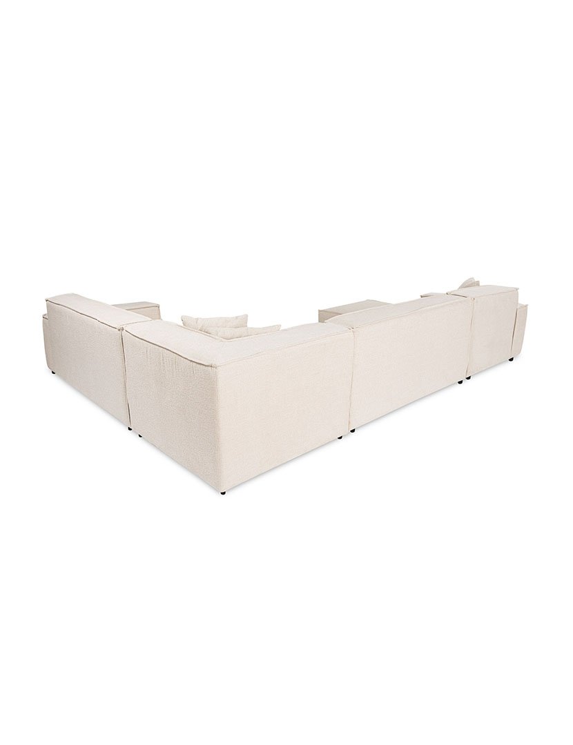 Beige Corner Modular Sofa Puzzle