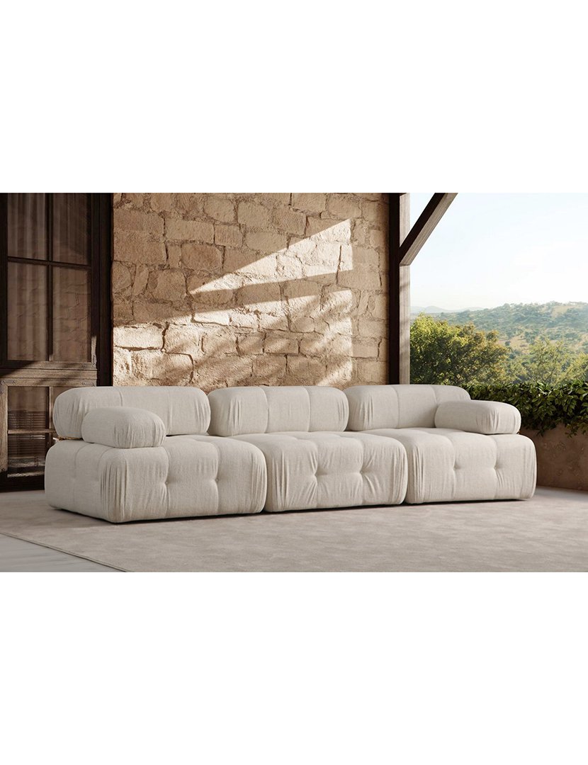 Sofá Modular 3L Doblo Creme