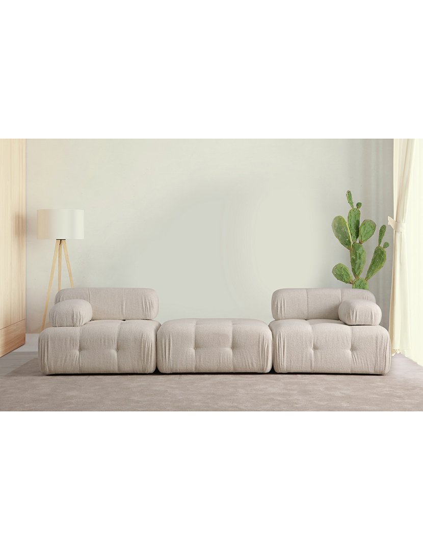 Sofá Modular 3L Doblo Creme