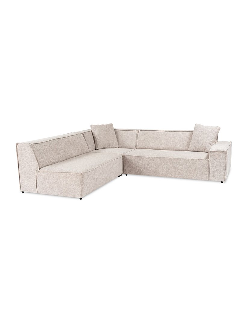 Light Brown Puzzle Corner Modular Sofa