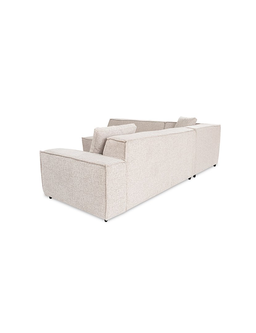 Light Brown Puzzle Corner Modular Sofa