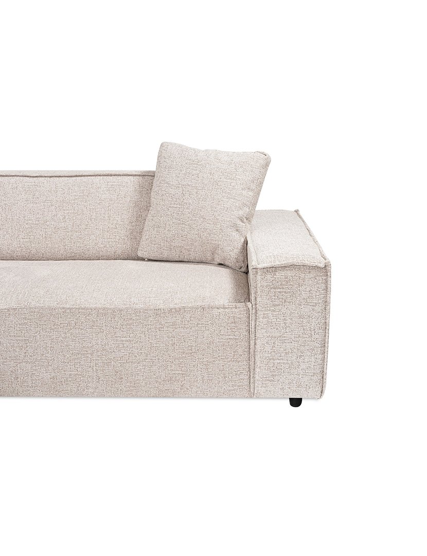 Light Brown Puzzle Corner Modular Sofa