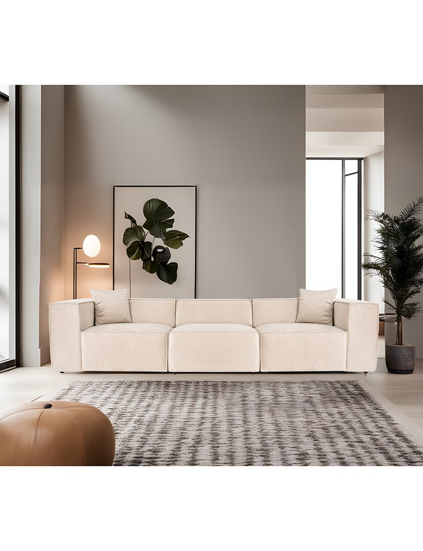 Sofá Modular 3L Lora Creme