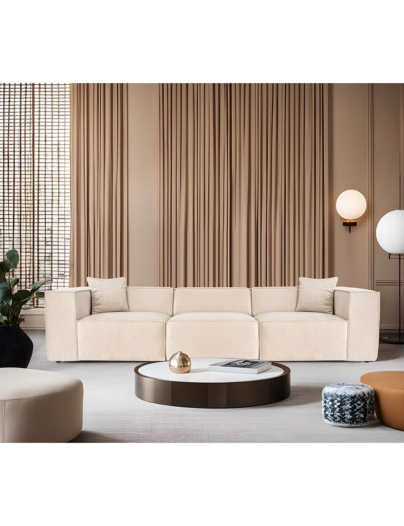 Sofá Modular 3L Lora Creme