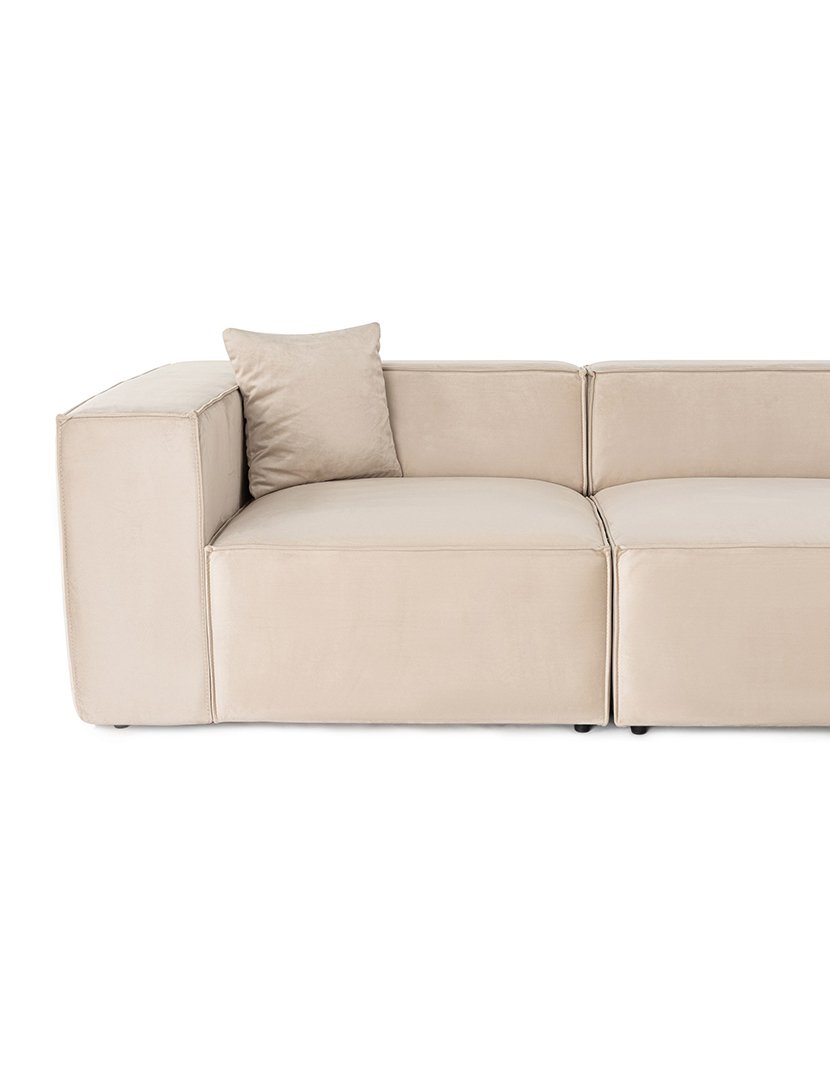 Sofá Modular Chaise Longue Lora Creme