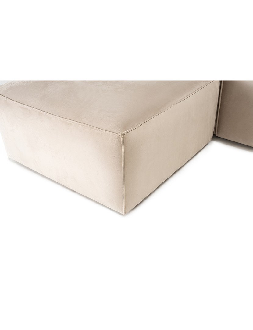 Sofá Modular Chaise Longue Lora Creme