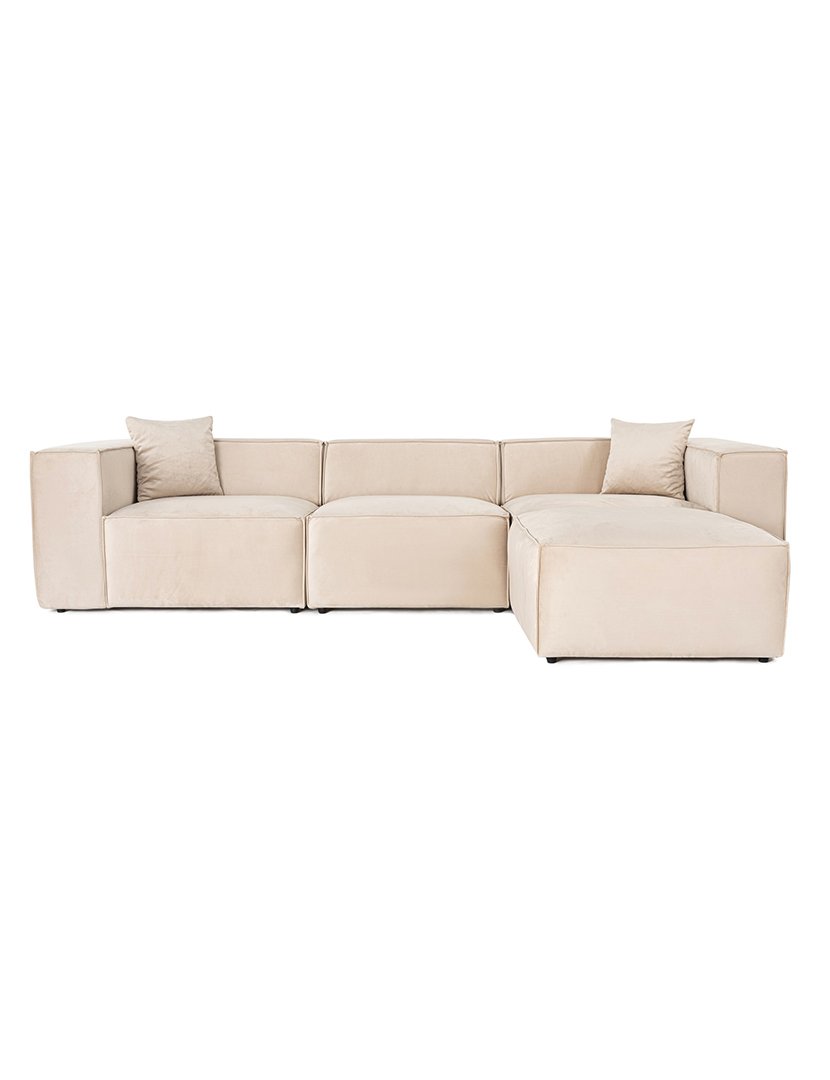 Sofá Modular Chaise Longue Lora Creme