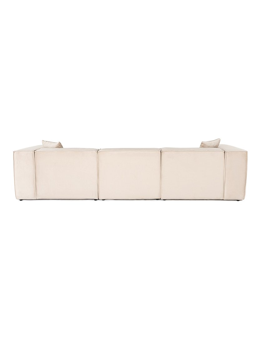 Sofá Modular Chaise Longue Lora Creme