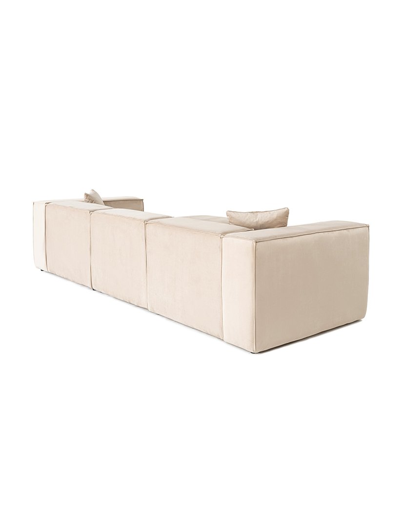 Sofá Modular Chaise Longue Lora Creme