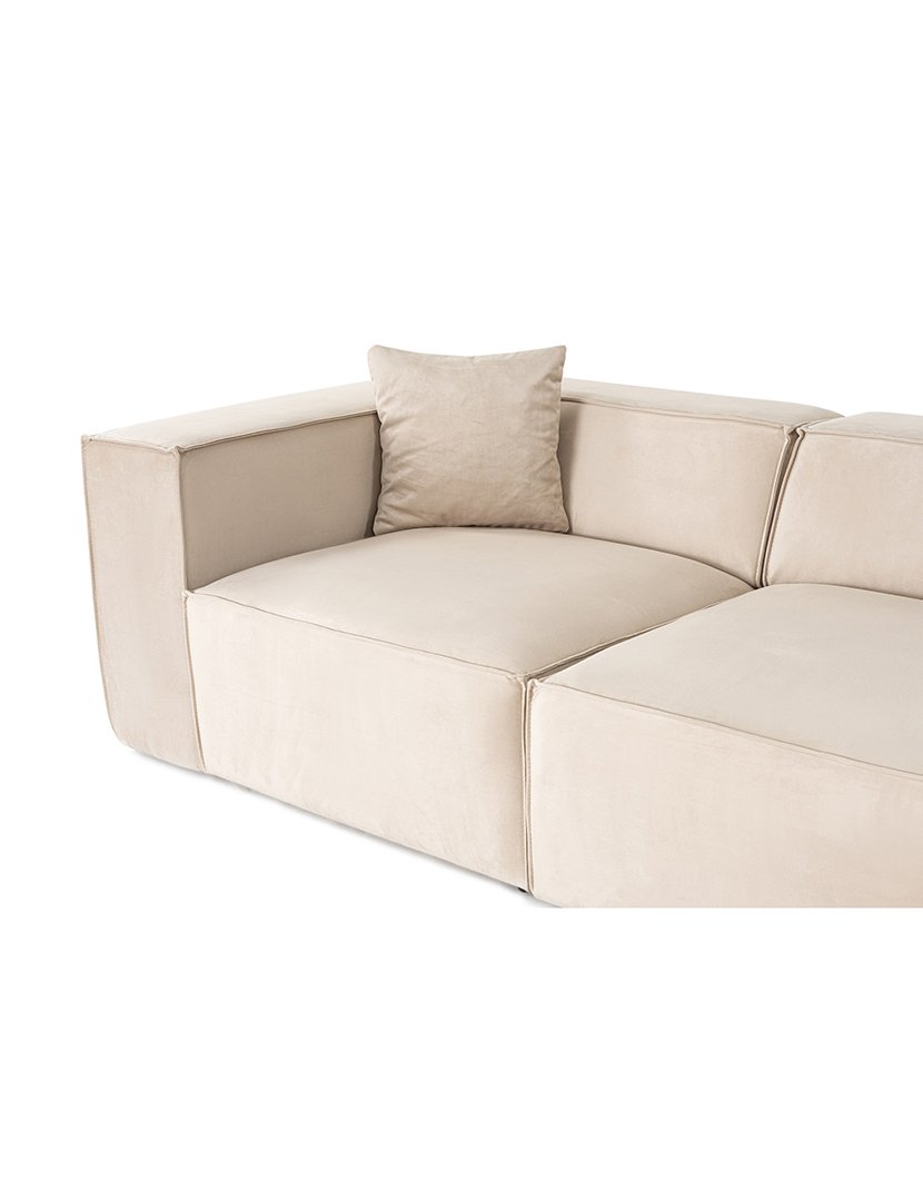 Sofá Modular Chaise Longue Lora Creme