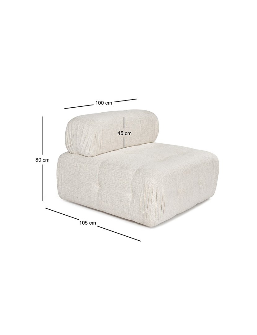 Módulo Central Doblo Creme