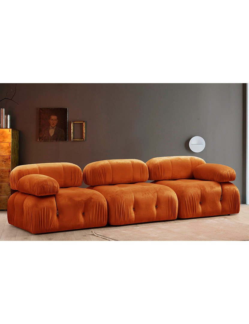 Sofá Modular 3L Bubble Laranja