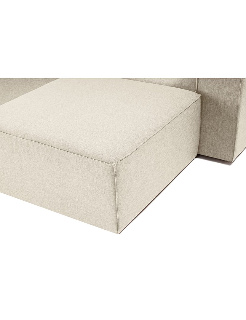 Sofá Modular Chaise Longue Fora Cru