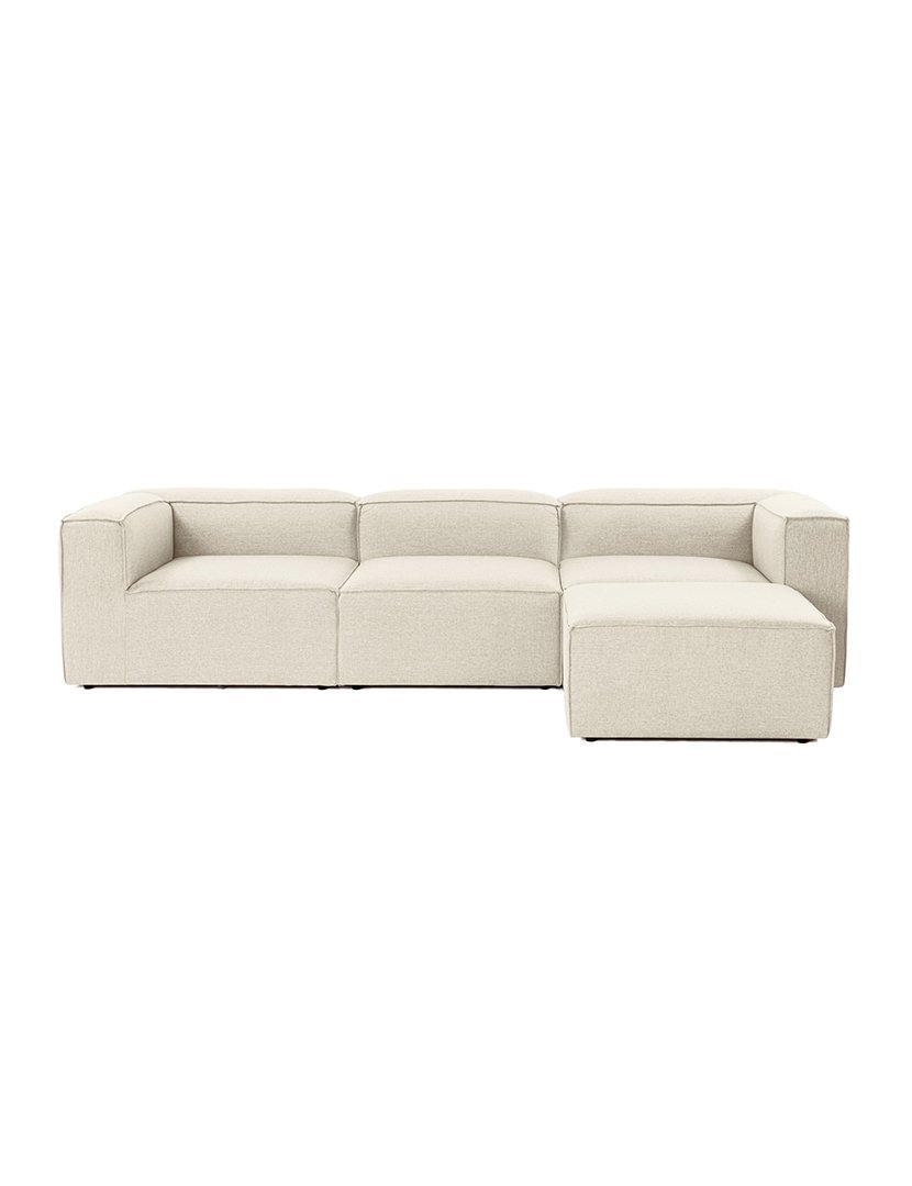 Sofá Modular Chaise Longue Fora Cru