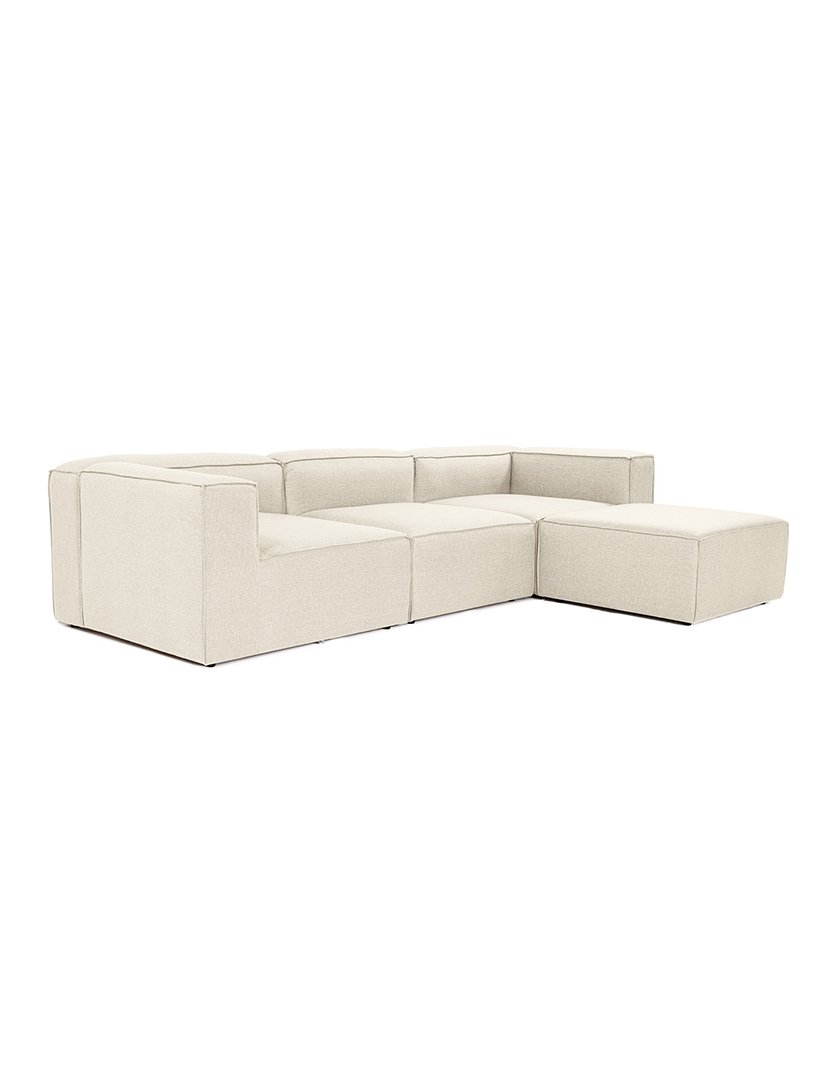 Sofá Modular Chaise Longue Fora Cru