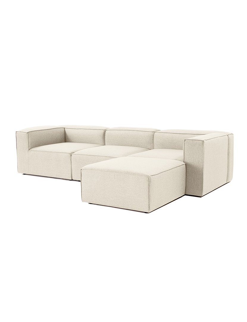 Sofá Modular Chaise Longue Fora Cru