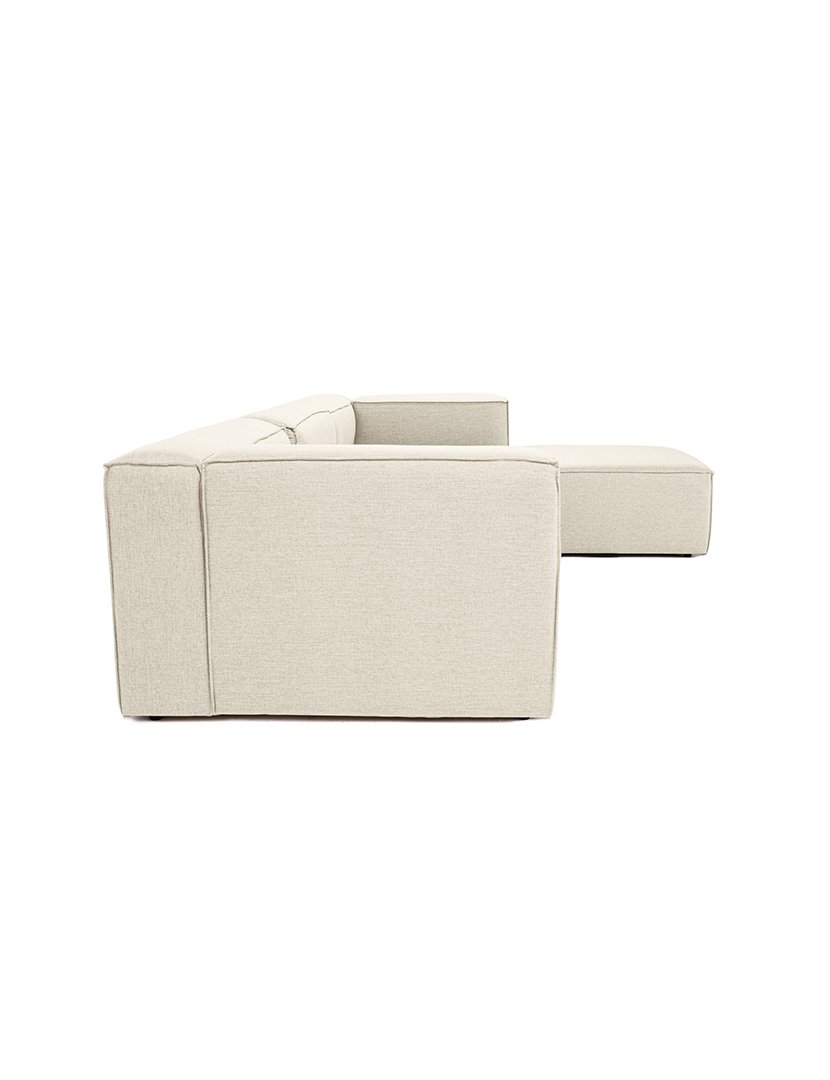 Sofá Modular Chaise Longue Fora Cru