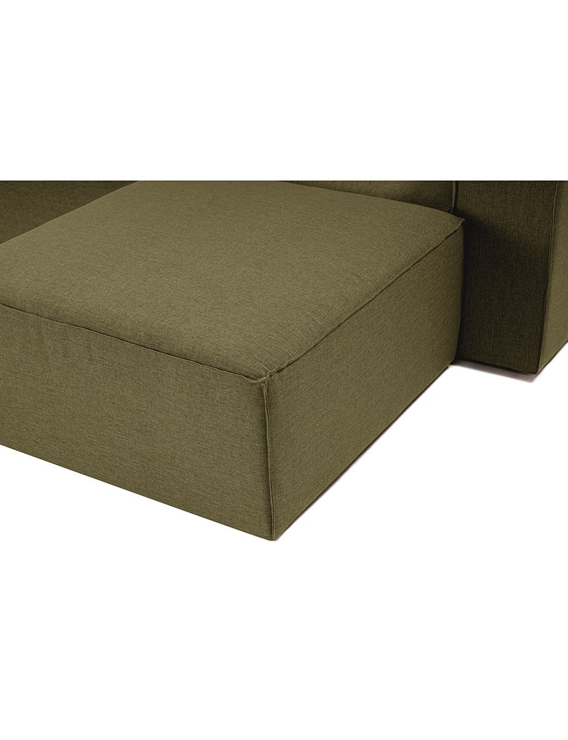 Sofá Modular Chaise Longue Fora Verde