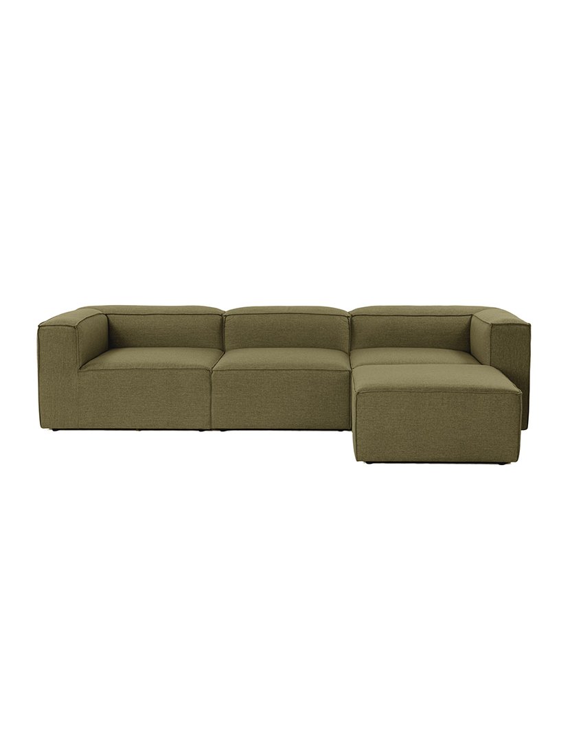 Sofá Modular Chaise Longue Fora Verde
