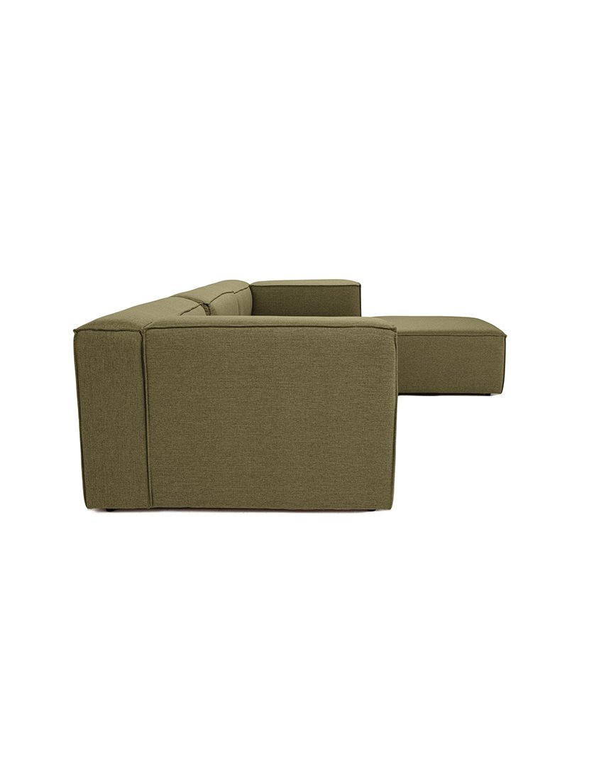 Sofá Modular Chaise Longue Fora Verde