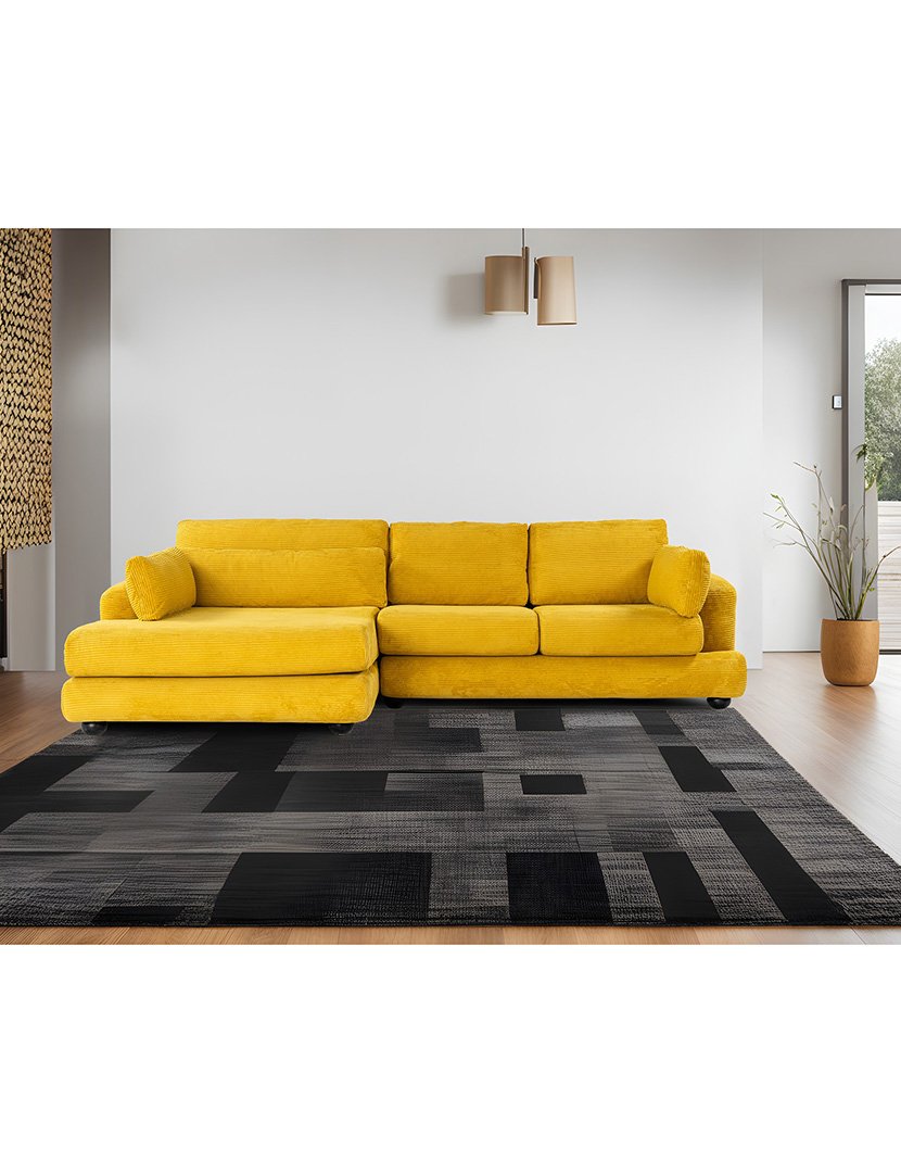 Sofá Chaise Longue Esquerdo River Verde Oliva