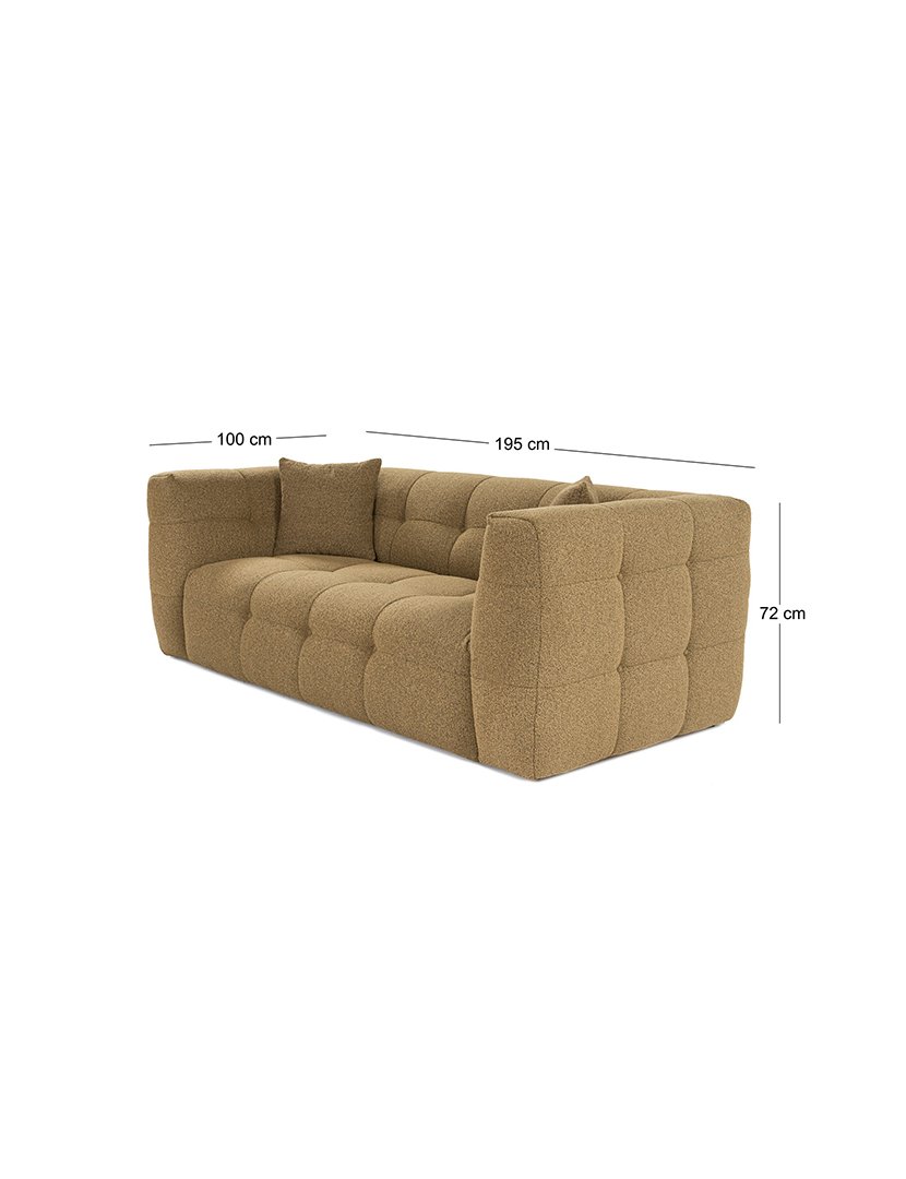 Sofá 3L Cady Cáqui