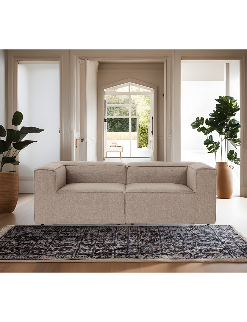 Sofá Modular 2L Fora Castanho