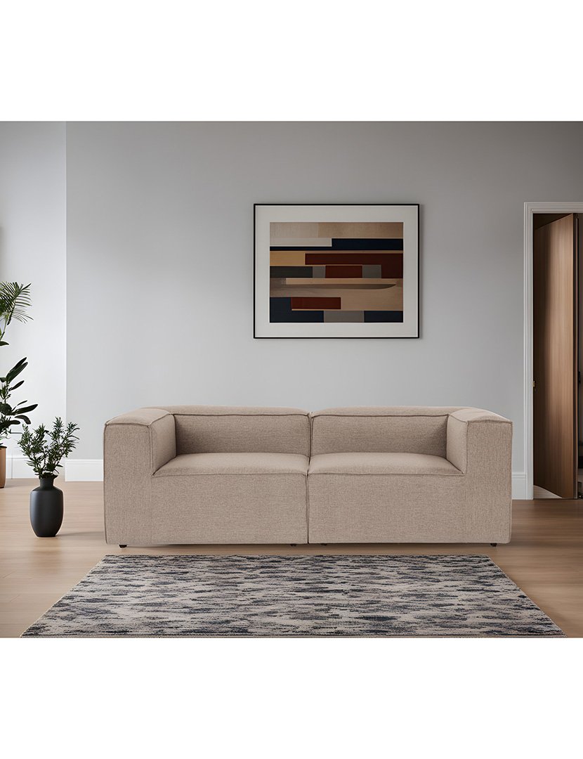 Sofá Modular 2L Fora Castanho