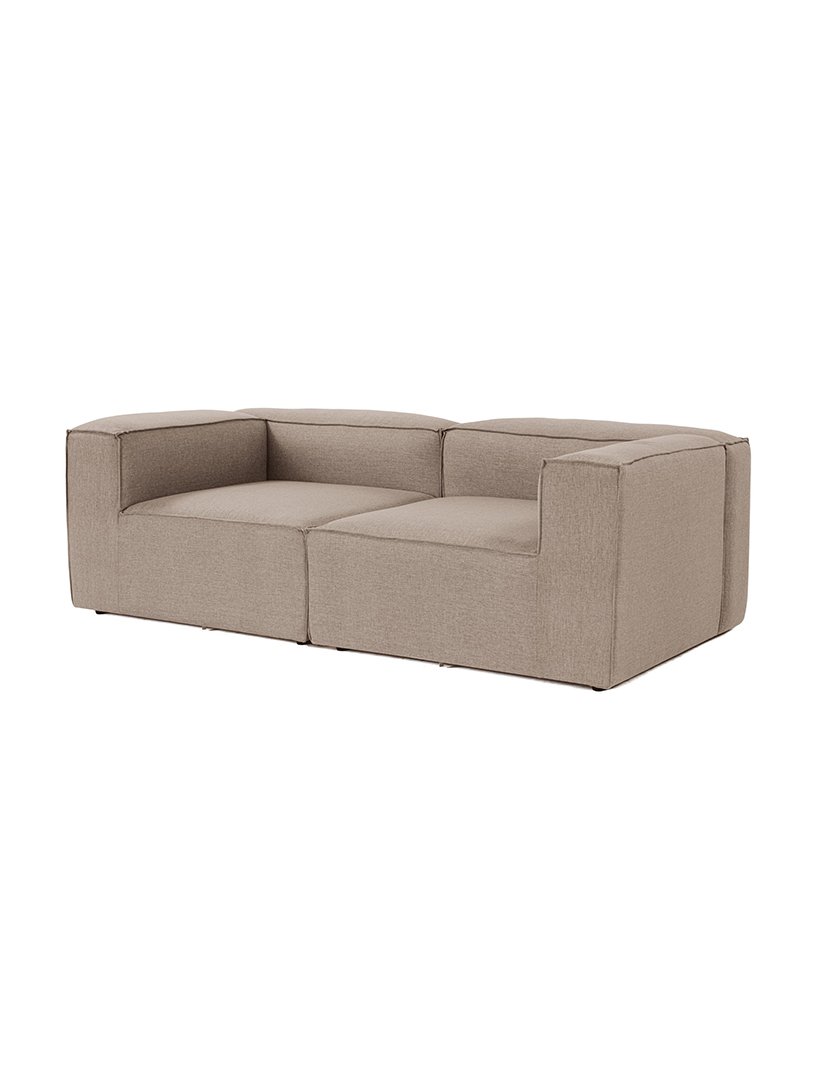 Sofá Modular 2L Fora Castanho