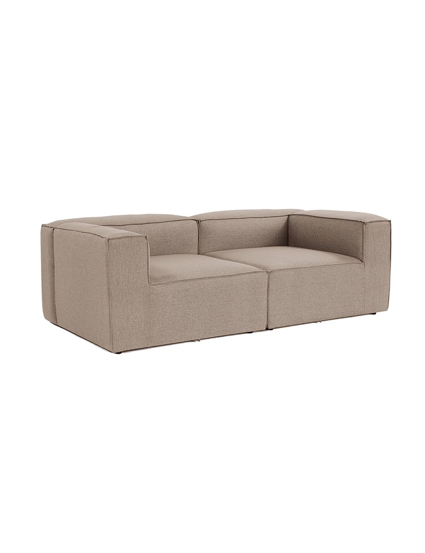 Sofá Modular 2L Fora Castanho