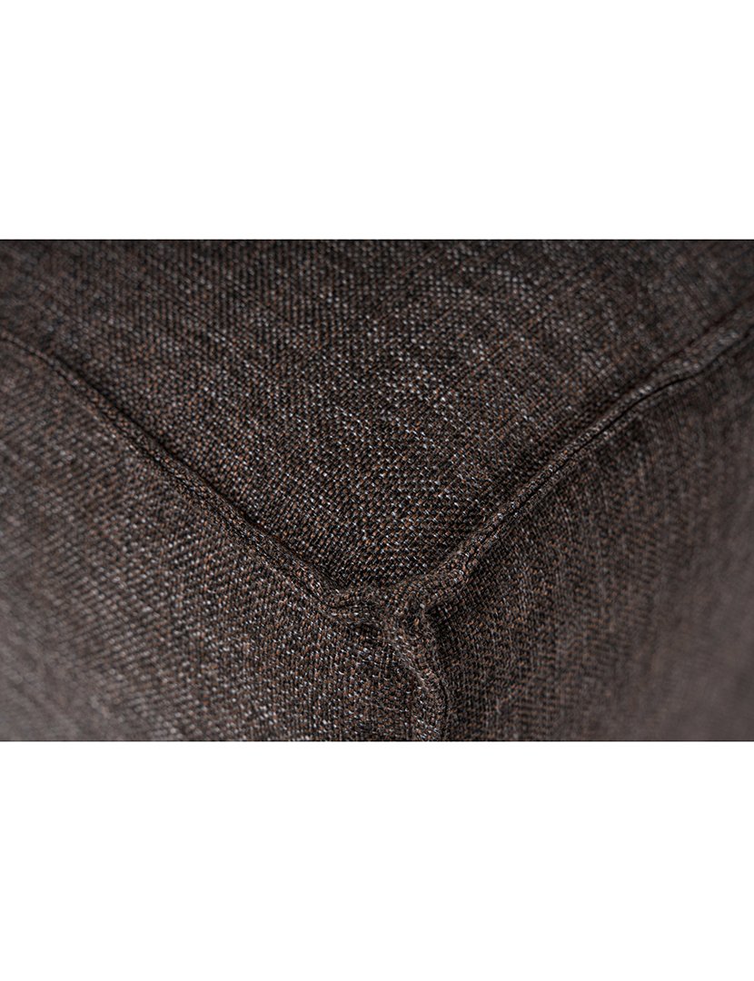 Sofá Modular Chaise Longue Fora Castanho Escuro