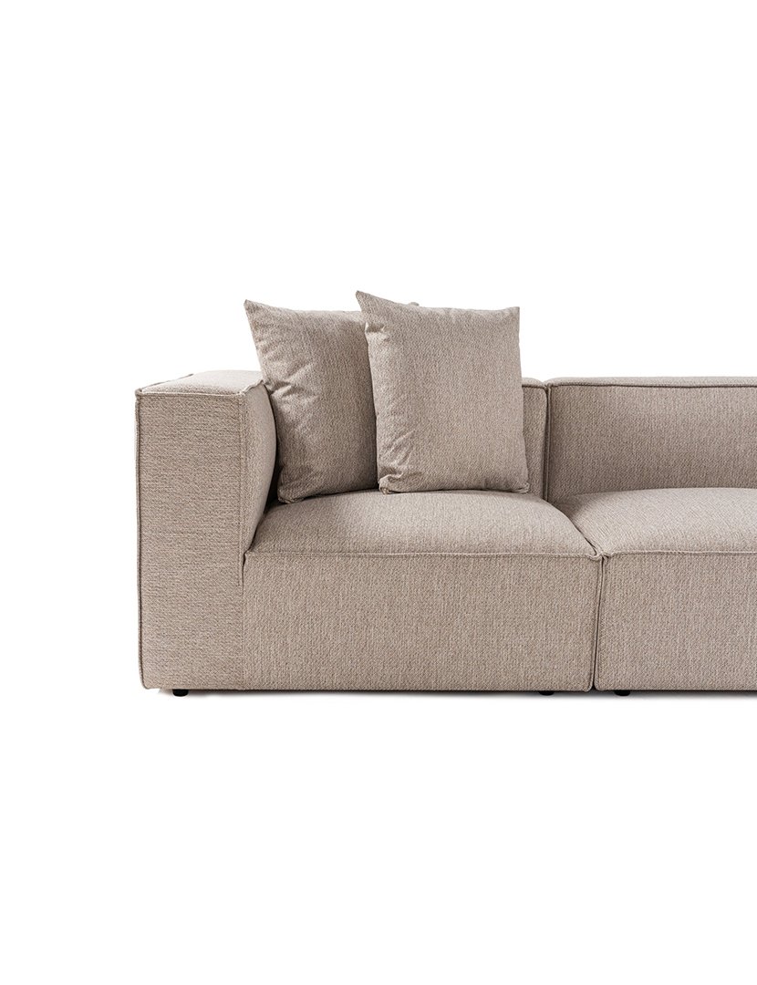 Sofá Modular Chaise Longue Sora Bege