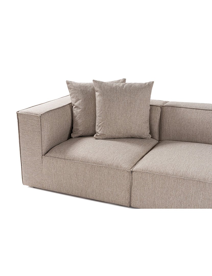 Sofá Modular Chaise Longue Sora Bege