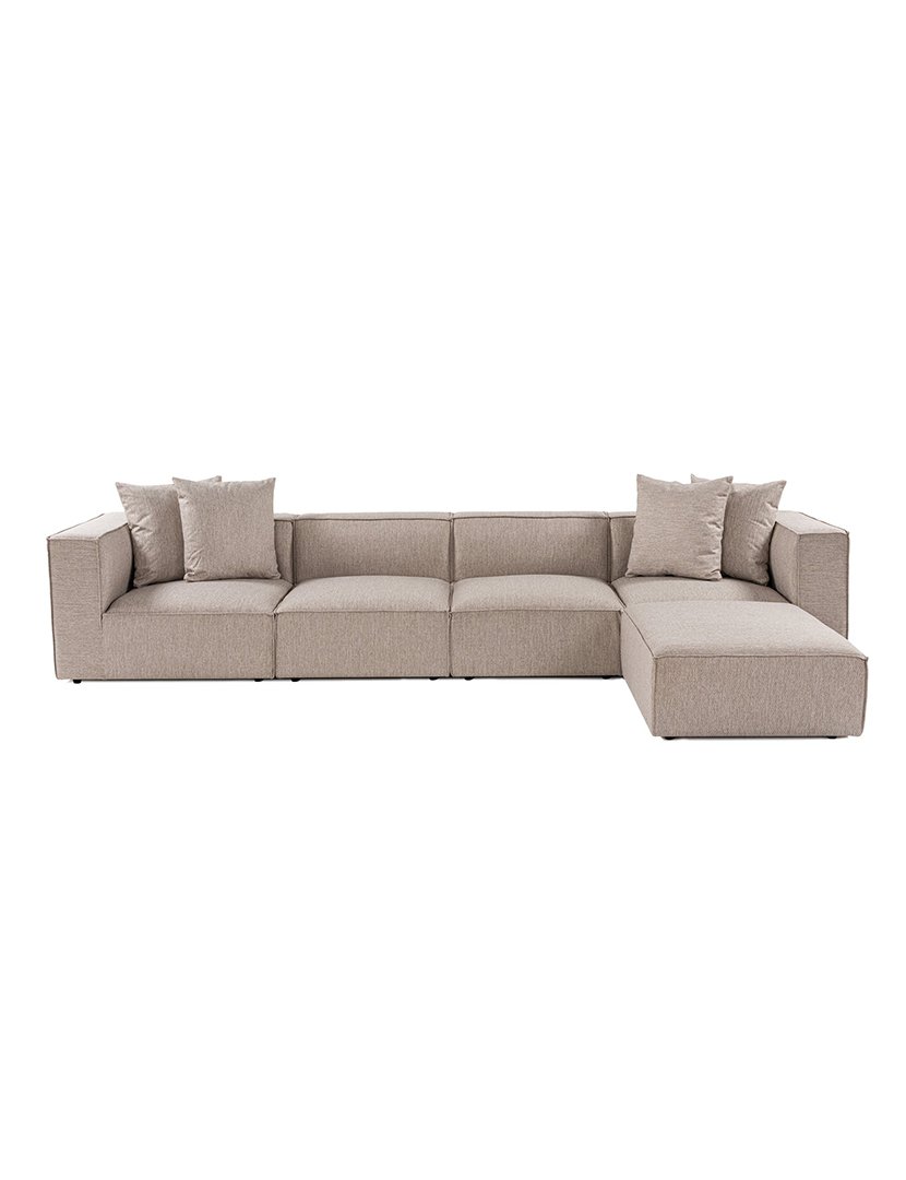 Sofá Modular Chaise Longue Sora Bege