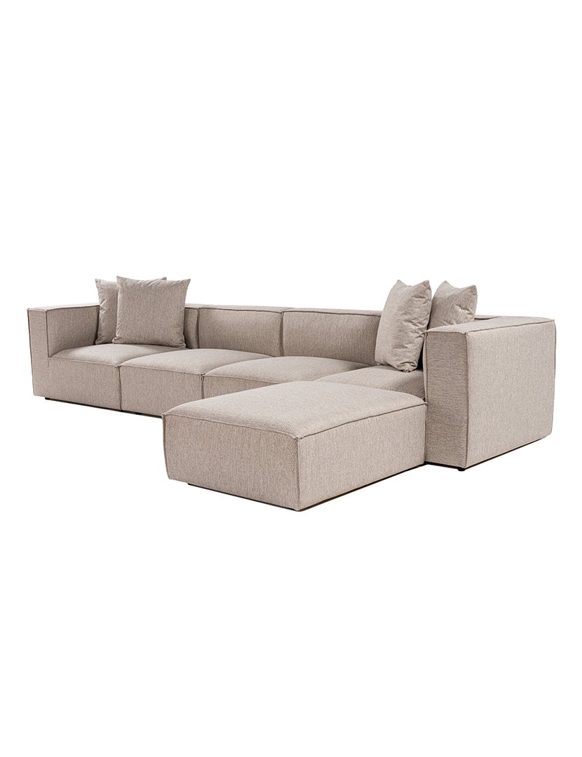 Sofá Modular Chaise Longue Sora Bege