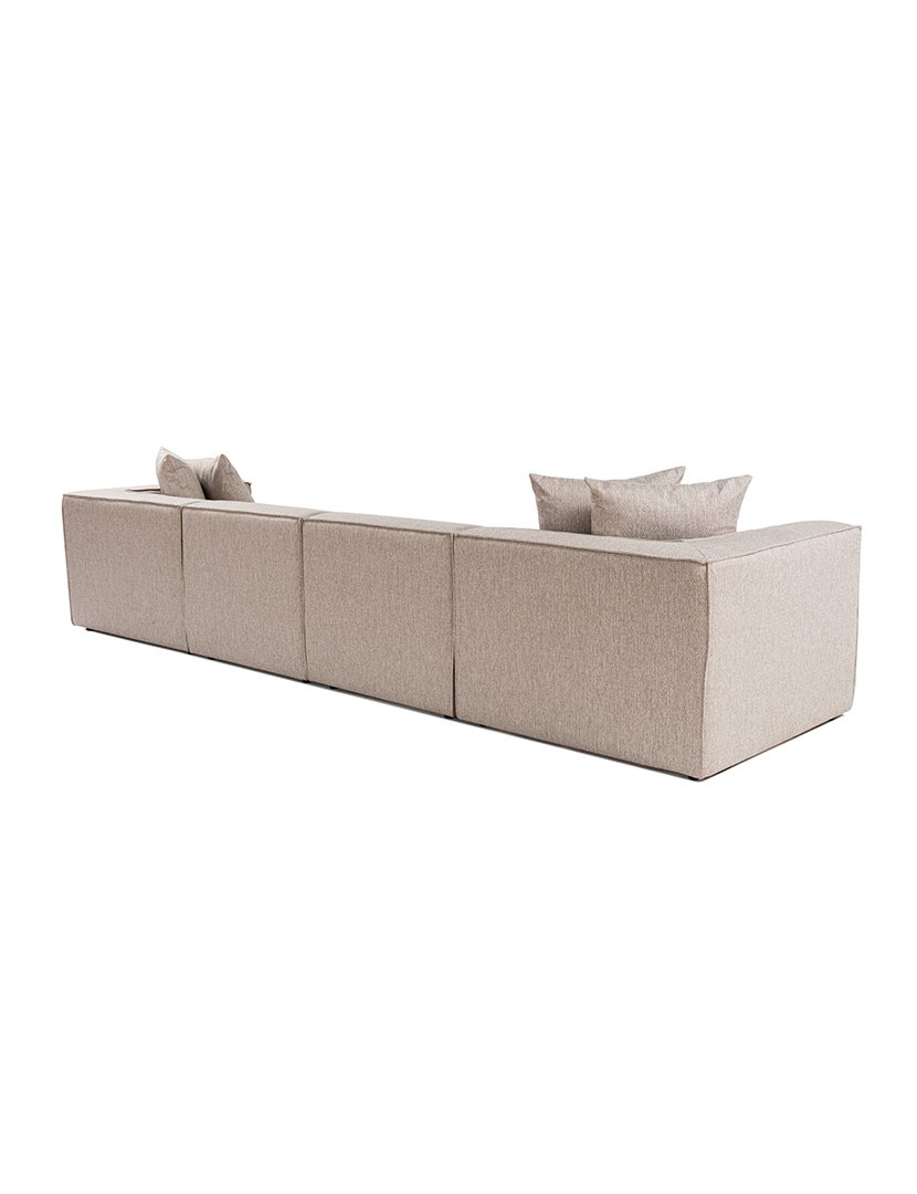 Sofá Modular Chaise Longue Sora Bege