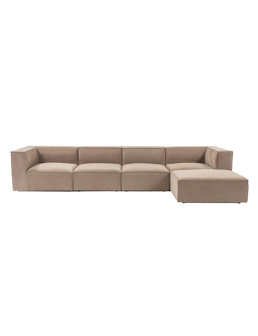 Sofá Modular Chaise Longue Sora Capuccino
