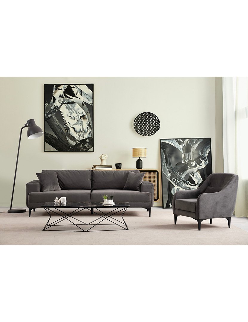 Sofá 3L Astana Antracite