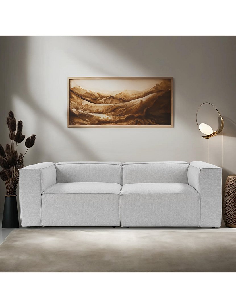 Sofá Modular 2L Fora Cinzento Claro