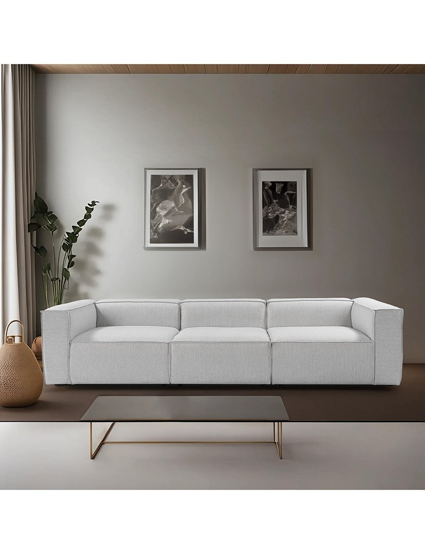 Sofá Modular 3L Fora Cinzento Claro
